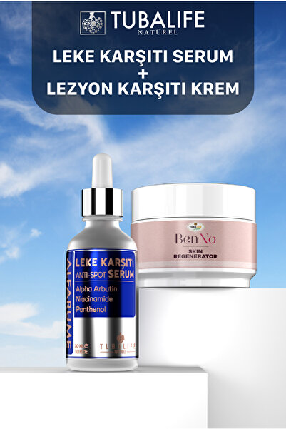 TUBALİFE BenNO Siğil/Et Beni/Nasır için Kozmetik Bakım Kremi+ Alfarume Leke Serumu