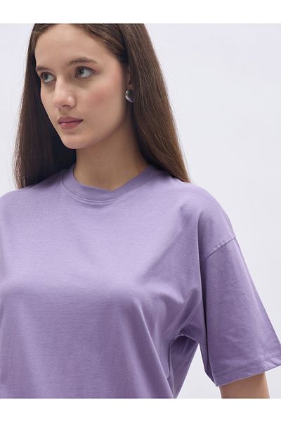 Styli Pack of 2 - Solid Short Sleeves Oversized T-Shirt