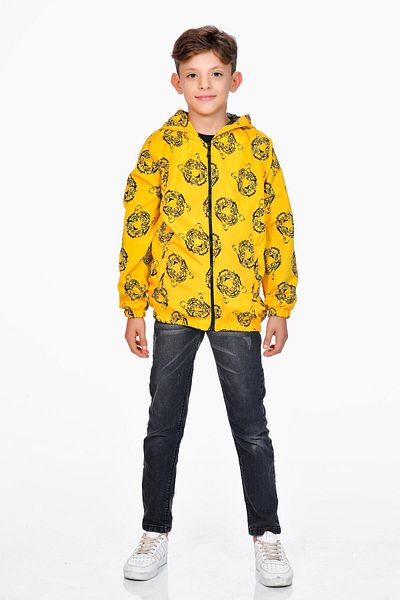 Kamex Lion Printed Hooded Boy's Coat Raincoat