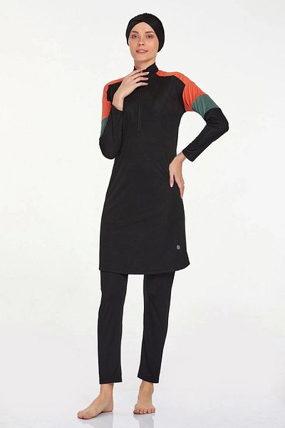 ROZAMAY 9241 Women's Merılın Full Hijab Swimsuit