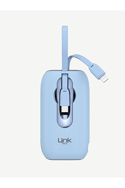 Linktech MP09 22.5W 9600mAh USB Tip-C Lightning Hızlı Şarj Powerbank