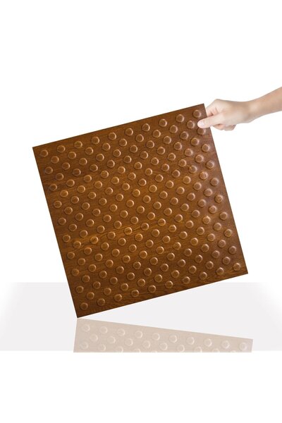 TİNK 3 Boyutlu Duvar Paneli Kabartmalı Puantiye Desen Pvc 41x41 cm/ 6 Adet /1...