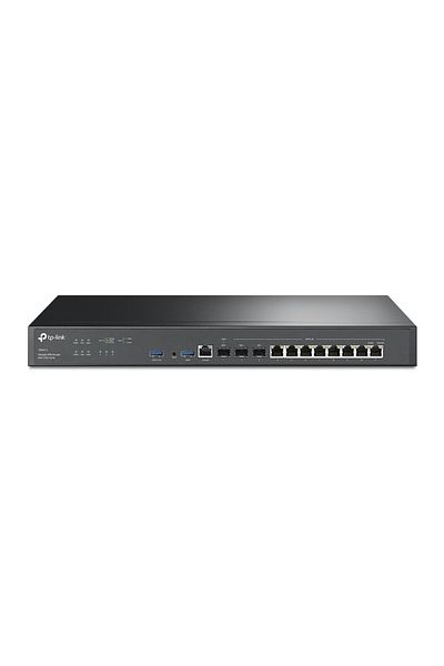 TP-LINK Router Gigabit Ethernet Omada ER8411, 8 porturi LAN, negru, 44x440x220mm