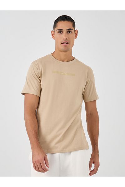Styli Slogan Print Crew Neck T-Shirt
