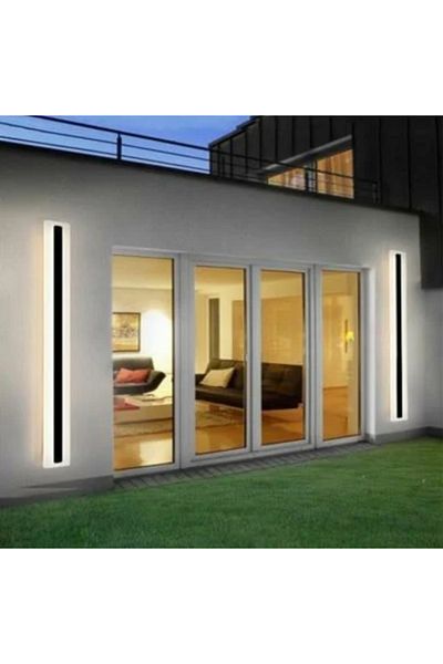 LUXXO LED Application for Interior/Exterior, Dust/Moisture Resistant, Line S, 24W, Black