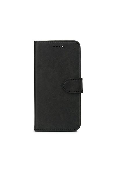 eSTUFF Pokrowiec portfelowy WALES do iPhone 12. Czarny. Materiał: 100% plastik, ES67110002-BULK