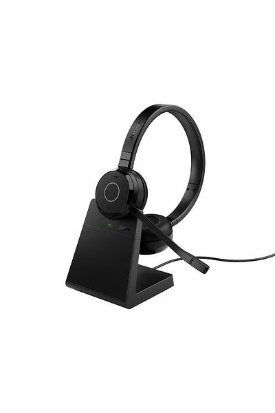 Jabra Evolve 65 TE, Link 390a UC Stereo z Podstawką, 6699-833-499