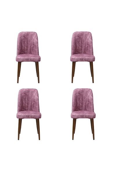 ARTA DOOR Set 4 Scaune Artemis Picior Maro