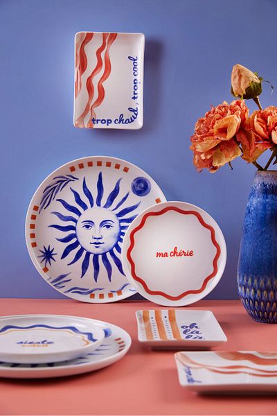 Kütahya Porselen Moderna Ma Cherie 12 Piece Service Set for 4 People