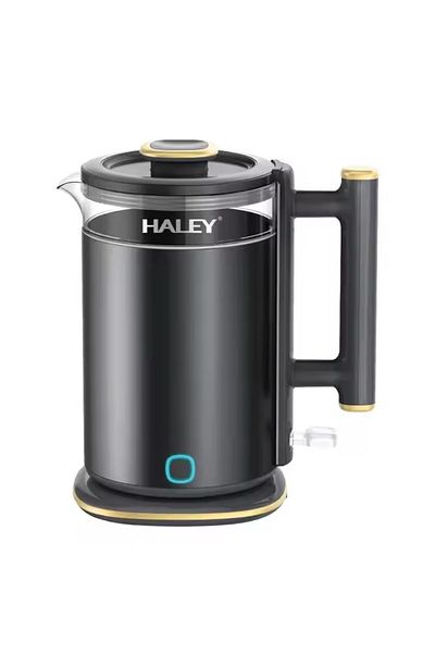 HALEY Electronic Water Kettle, 2L, 1800W, Kettle with Thickened Glass Lining, High Borosilicate