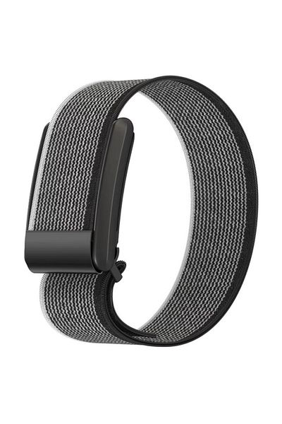 REDz Accessories Curea sport țesută, compatibilă cu Whoop, reglabilă, nailon elastic, gri și negru