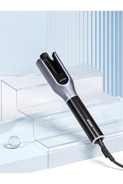 Arzum AR5156 Revolution Auto Curler – Platinum Gray, Ceramic, 7 Temps, Auto-Rotation