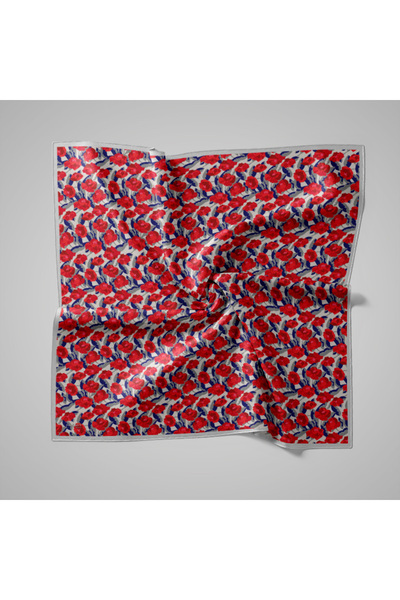 PİRAMİT Φουλάρι με φυσικό σχέδιο