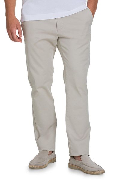 Hatemoğlu Beige Regular Fit Canvas Trousers with Side Pockets