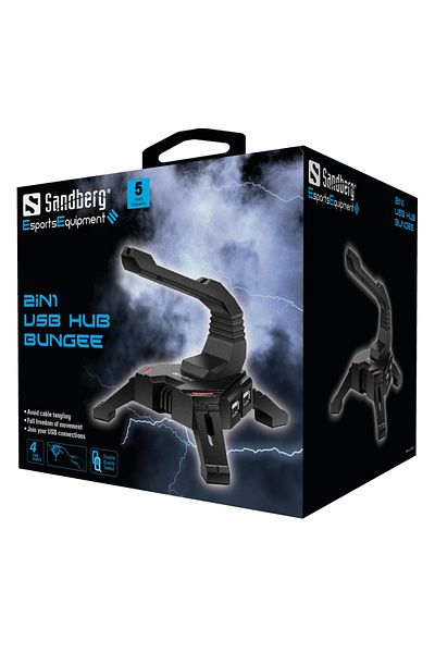 Sandberg Hub 2in1 USB Hub Bungee 133-92 ESPORT !!!