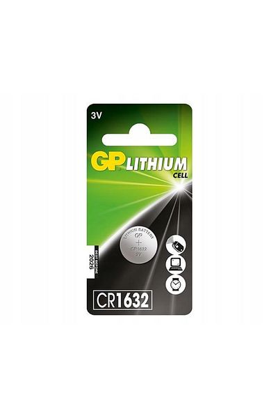 Electronica GP Batteries LITHIUM BUTTON Cell CR1632, 103163