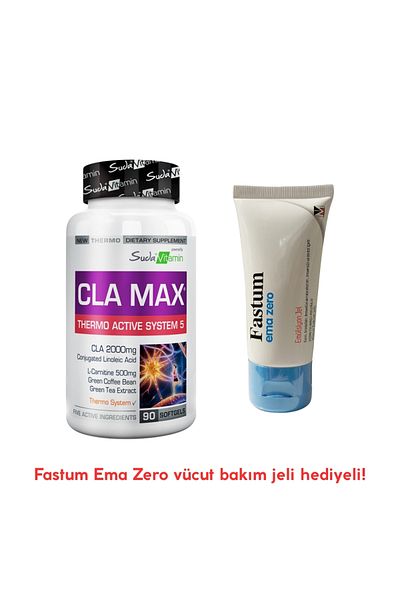 Suda Vitamin Cla Max 90 Softgels (50ml Fastum Ema Zero Gel with Gift)