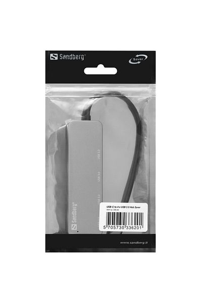 Sandberg Hub USB-C na 4xUSB 3.0 SAVER 336-20