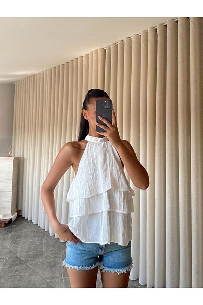 mydukkan.co Judge Collar Layered Blouse