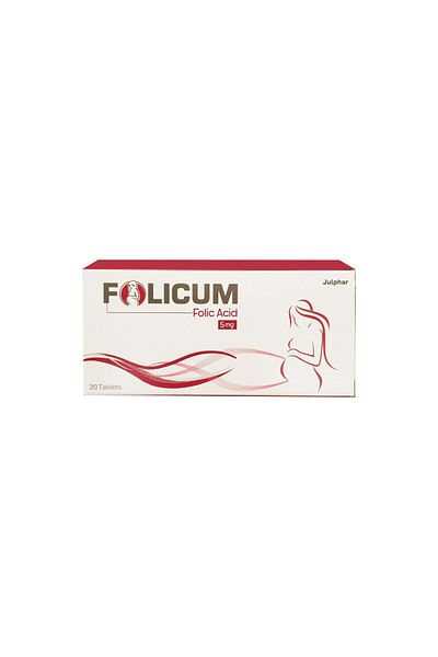 Folicum 5Mg Tab 20S