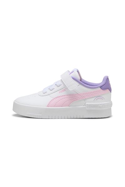 Puma Youth Girls Jola Colorful Rainbow Sneakers - White