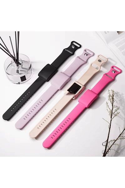 REDz Accessories Curea de fitness pentru Whoop, reglabilă cu buton, silicon moale, Starlight