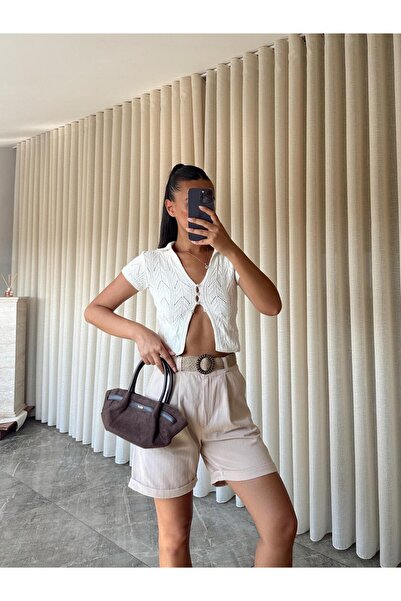 mydukkan.co شورت بحزام من القش