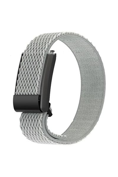 REDz Accessories Curea Soft Wave, compatibilă cu Whoop, sport, elastică și reglabilă, textilă, gri