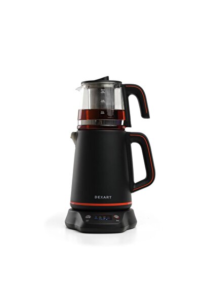 Dexart ماكينة صنع الشاي الرقمية Dx-1321-bl Perfecttea باللون الأسود