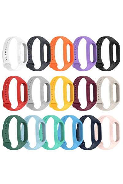 REDz Accessories Αθλητικό λουράκι για Xiaomi Mi Band 8 / Band 9, ρυθμιζόμενο με κουμπί, σιλικόνη, κρεμ