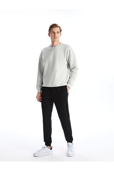 LC Waikiki Ανδρικά φούτερ LCWAIKIKI Classic Black Standard Fit