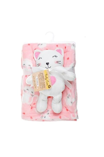 divendi-ro Pătură pentru bebeluși, pentru fetițe, cu jucărie de pluș, dimensi...