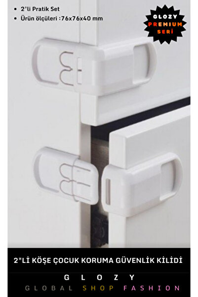 GLOZY Premium Seri Köşe Uyumlu Dolap Tuvalet Fırın Çekmece Kapakları İçin Çok...