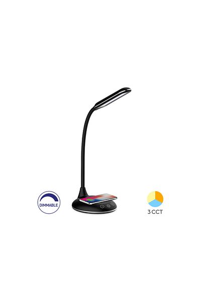 Braytron LAMPA LED DE BIROU LB146 3in1 NEGRU INCARCATOR TLF
