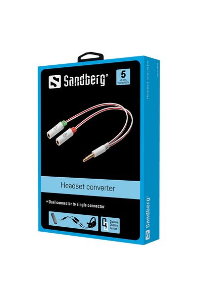Sandberg Konwerter Dual->Single 508-59