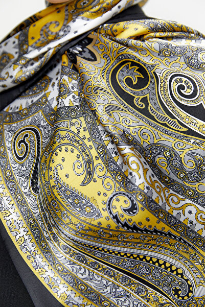 Setrms Etnik Paisley Desen İpek Şal