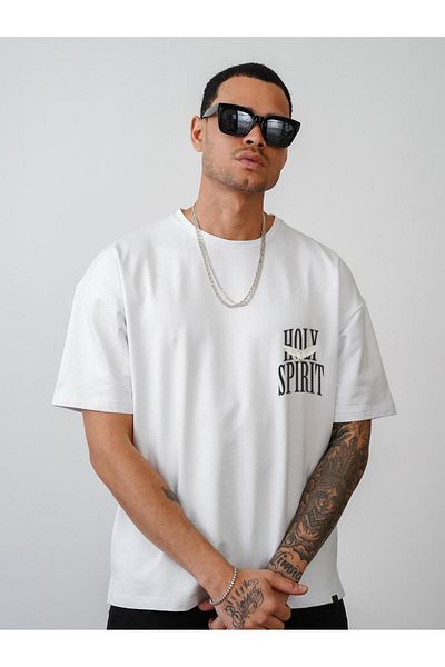 king brich Μπλουζάκι με στάμπα Holy Spirit Unisex Oversize