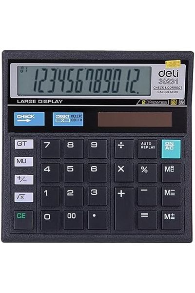 Deli E39231 12 Digit Desktop Calculator