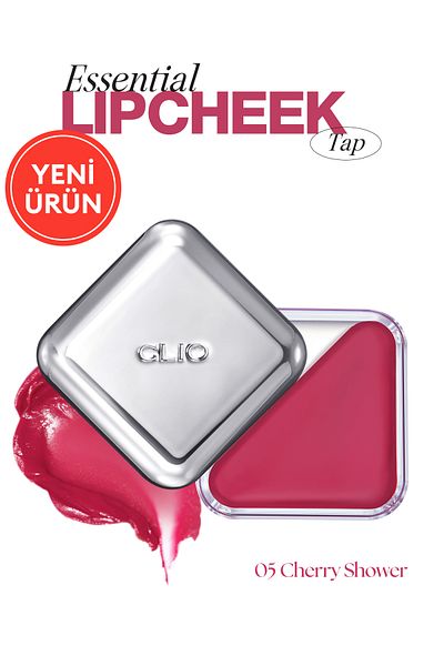 CLIO Lip and Cheek Coloring Balm Essential Lipcheek Tap (05 Cherry Shower)