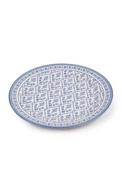 Claytan طبق حساء سيراميك من بليثورا، مقاس 9 بوصات (رمادي وأبيض، مجموعة من قطعة واحدة)