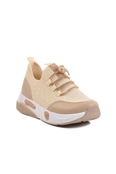 AYK'S Beige Mesh Women's Casual Shoes 702465 Z