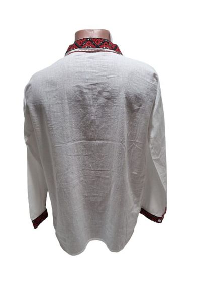 OEM Traditional shirt, folk motif embroidery, 100% Cotton, red men's size M