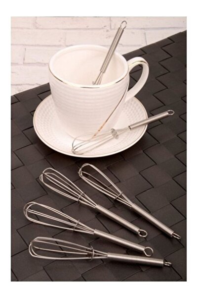 hipiylow Mini Manuel Cappuccino Çay Kahve Kaşığı Karıştırıcı Çırpıcı 1 Adet