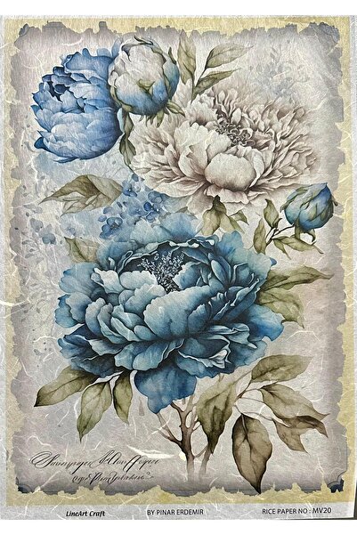 LİNEART PİRİNÇ DEKOPAJ KAĞIDI MV20