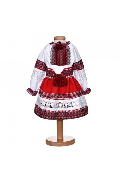 OEM Traditional costume with lace for girls, 3 pieces, 2 years