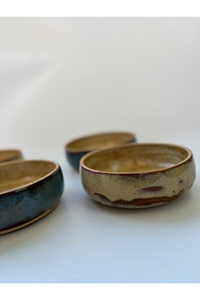 Begeli Ceramics and More El yapımı Stoneware 4’lü Meze Kasesi
