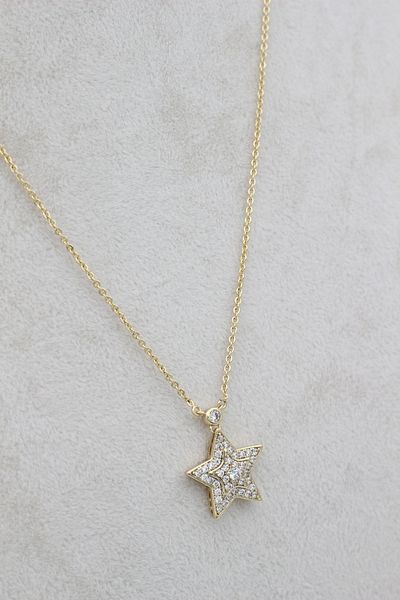 XUPING JEWELRY Style Pearl/Star Zircon Stone Necklace