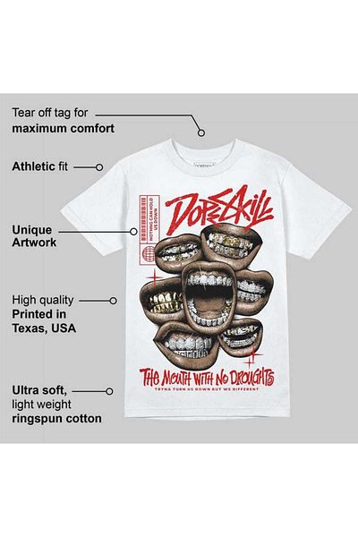 FULL TOLERANCE Bred Reimagined 4S Dopeskill Unisex T-Shirt Oversize Fit Cotton- Grind Shine Graphic