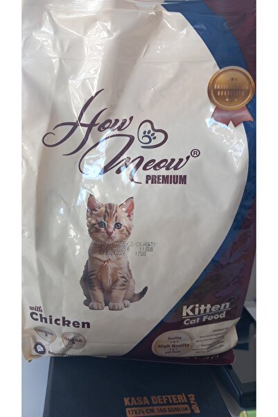 how&meow HOW & MEOW TAVUKLU YAVRU KEDİ MAMASI 15 KG