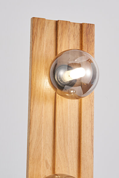 Apliqa Meggy 4Lü Ahşap Lambader